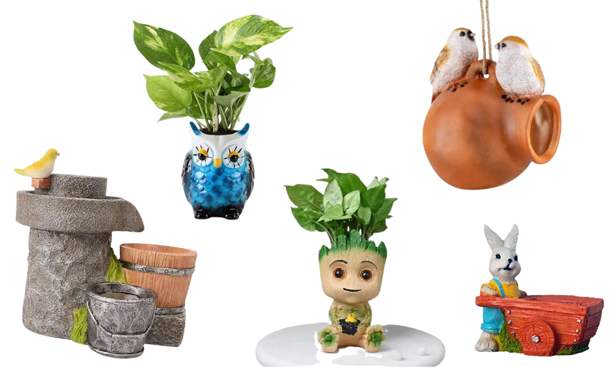 Resin Pots Planters 3