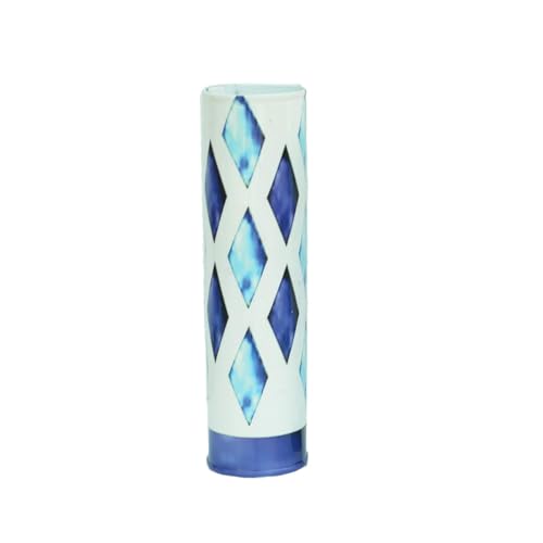 Magnetic Metal Planter for Fridge Plant Holder Vase Rust-Resistant Hydroponic Plant wallstick Vase with Double Magnets for Living Room, / Garden (Blue)