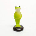 Standing Frog for Tray Gardening/Fairy Garden/Terrariums/Landscaping/Craft Model Work/Plant Decoration H-5 cm W-2cm (Set of 2)