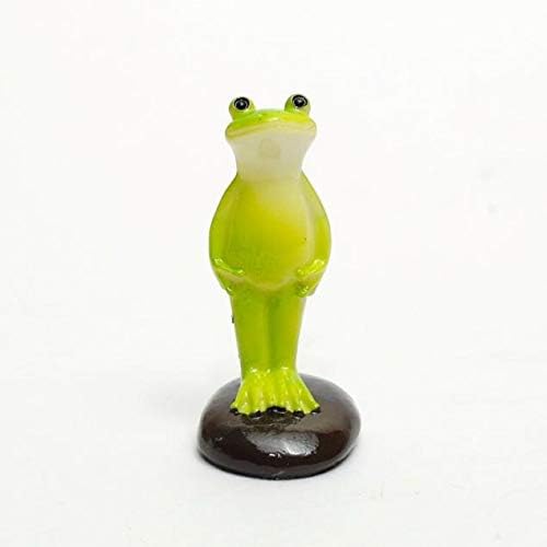 Standing Frog for Tray Gardening/Fairy Garden/Terrariums/Landscaping/Craft Model Work/Plant Decoration H-5 cm W-2cm (Set of 2)