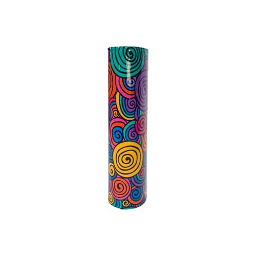 Magnetic Metal Planter for Fridge Plant Holder Vase Rust-Resistant Hydroponic Plant wallstick Vase with Double Magnets for Living Room, / Garden (Multicolor Rings)