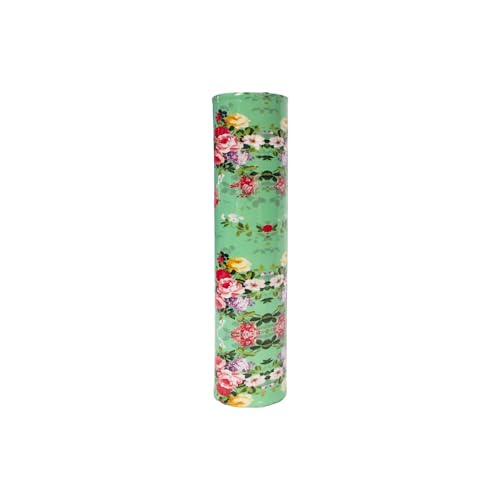 Magnetic Metal Planter for Fridge Plant Holder Vase Rust-Resistant Hydroponic Plant wallstick Vase with Double Magnets for Living Room, / Garden (Green Flower)