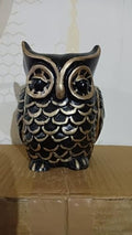 Resin Owl Face AnimalPlanter Pot, Indoor Succulent Plants - Gift -Handmade, Hand Painted, Small H-12cm w-8cm