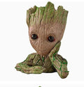 Groot Flower Planter Tree Man Succulent Planter Face Planters Pot Desktop Cartoon Vase Figurine Collectible Bonsai Pot Style C |Home & Garden
