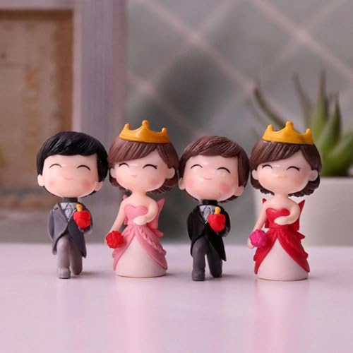 Romantic Propose Couple Showpiece Resin Toy Couple stuate Valentine Gift for Girlfriend Boyfriend Decorative Figurines Couple Statue Boy Ideal Gift for Friends