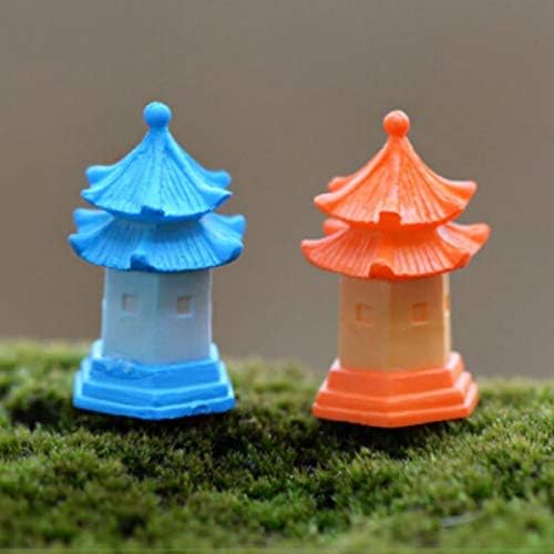 Resin Miniature Lighthouse Model Landscaping Supplies Lighthouse Decor Resin Lighthouse Garden Ornament Lighthouse Ornament for Lawn Mediterranean Lighthouse Mediterranean Ornaments