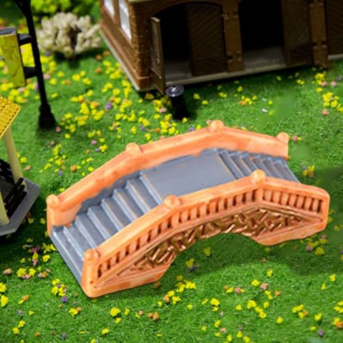 Miniature Vintage Bridge | Garden Toys, Miniature Garden Decorations, Mini Garden Accessories, Garden Decor, Home Decoration H-1.5 cm W-5 cm (Set of 2)