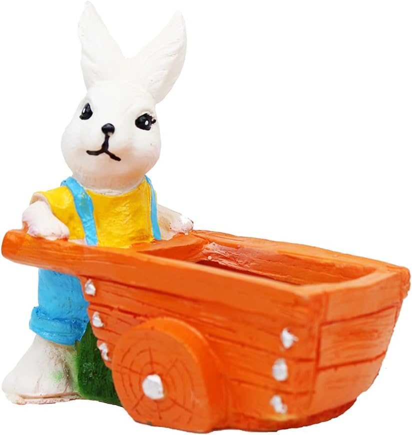 Resin Rabbit Pot Succulent/Penstand/Planter for Garden/Home Decor/Balcony/Living Room/Kids Room/Outdoor 14x14cm