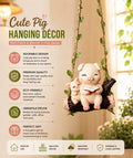 Cute Pig Hanging Decor
