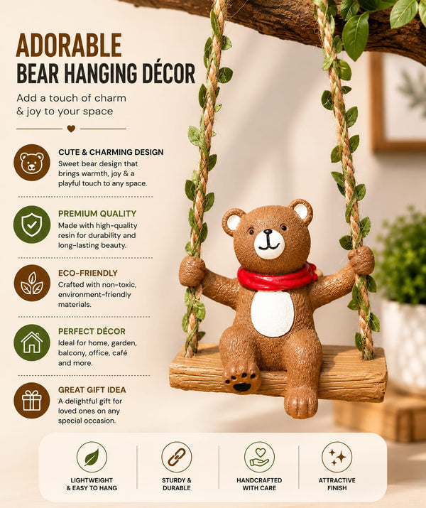 Hanging Bear Decor