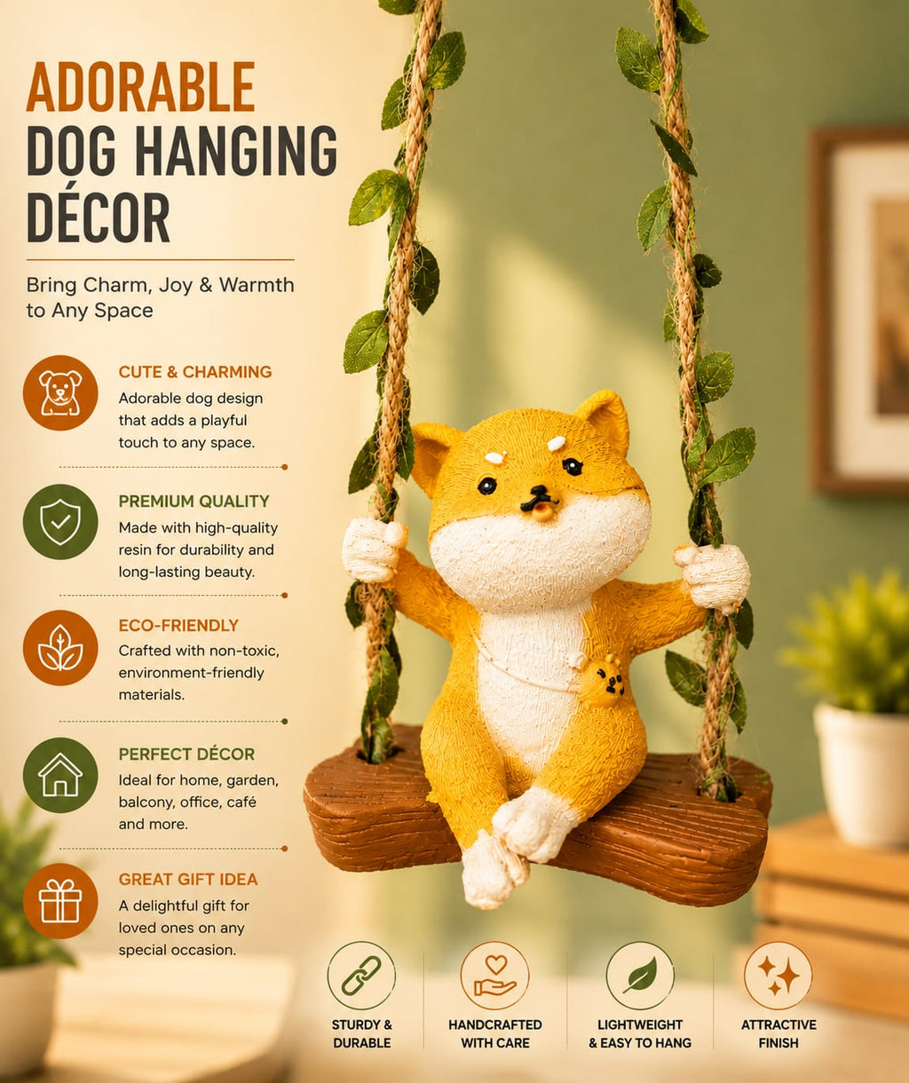 Hanging Dog Decor