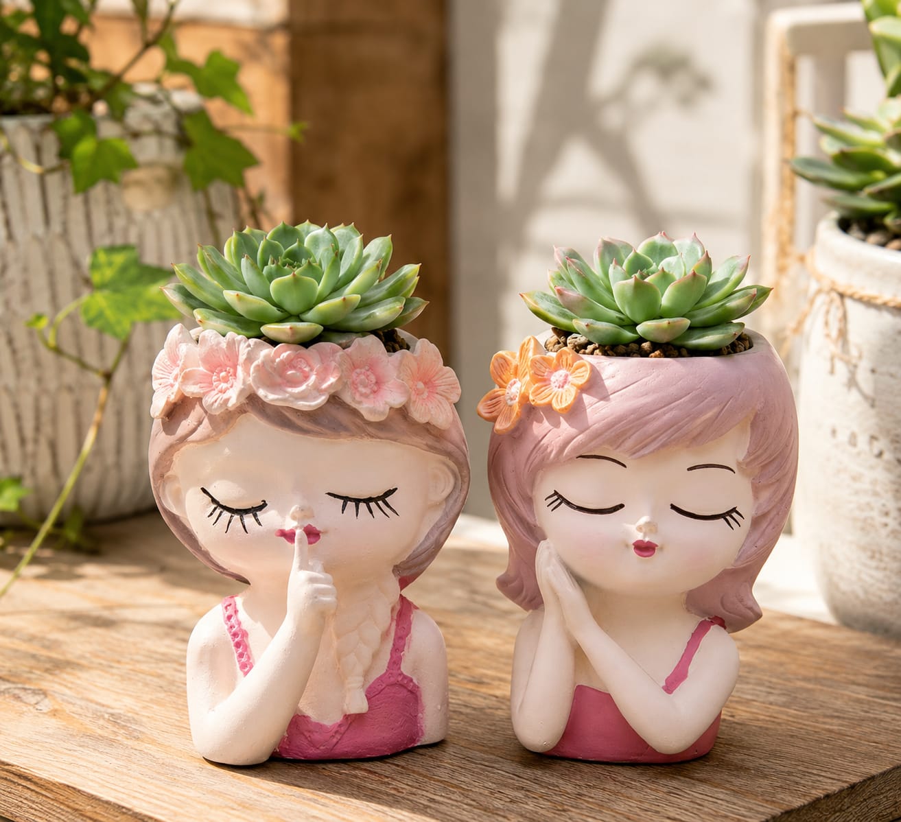 Baby Girl Succulent Planter