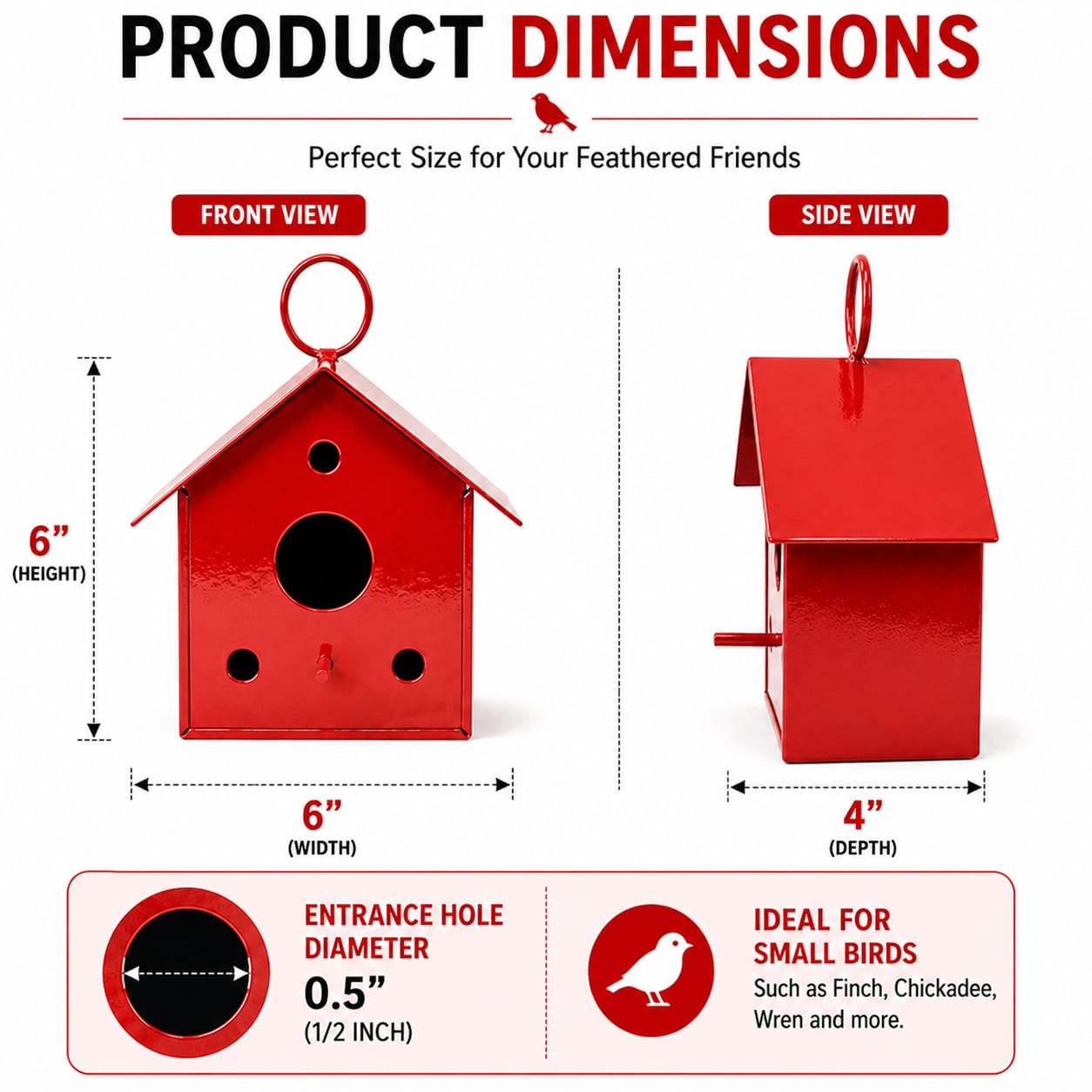Metal Bird House
