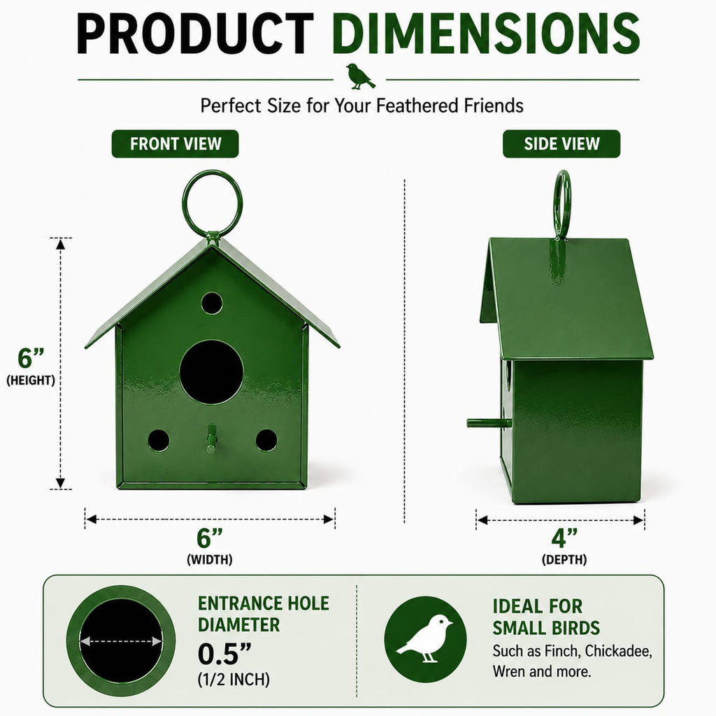 Metal Bird House