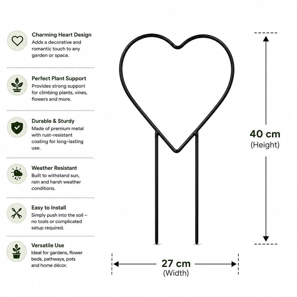 Heart Shape Plant Supporter