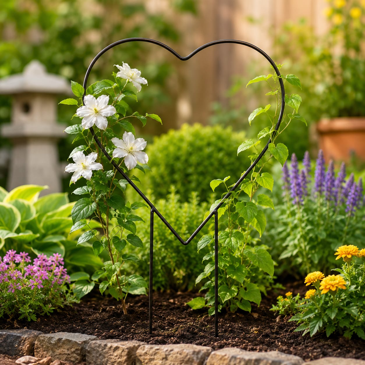 Heart Shape Plant Supporter