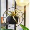 Metal Circular Hanging Planter